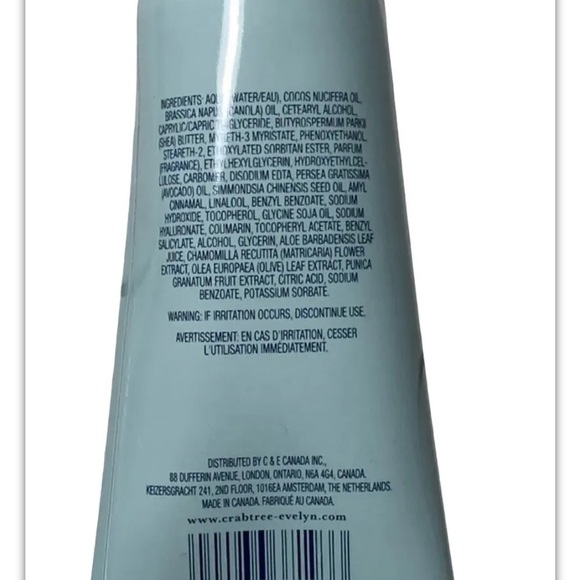 Crabtree & Evelyn Goatmilk Hand Therapy 3.5 oz. 100g New - Picture 3 of 3